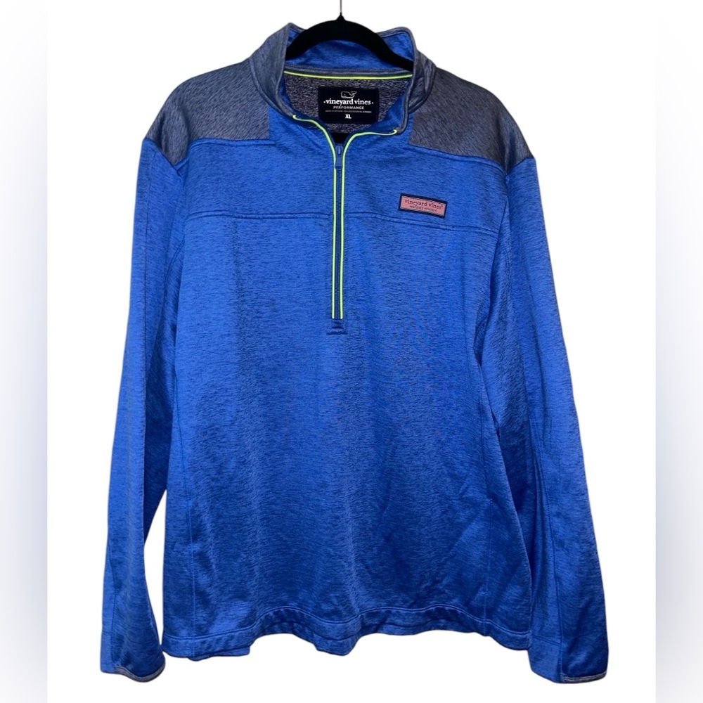 Vineyard Vines Sz XL Performance Fleece Lined 1/2 Zip Pullover